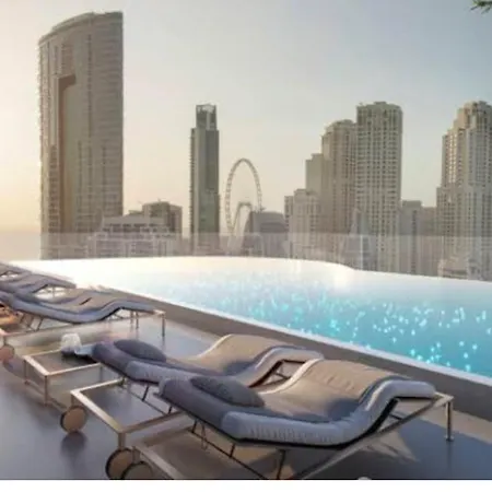 Superior Dubai Marina Studio Apartment With Fascinating Marina And Dubai Eye Views Exterior photo