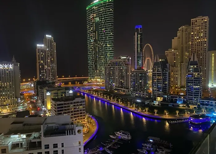 Superior Dubai Marina Studio Apartment With Fascinating Marina And Dubai Eye Views